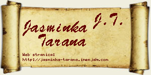 Jasminka Tarana vizit kartica